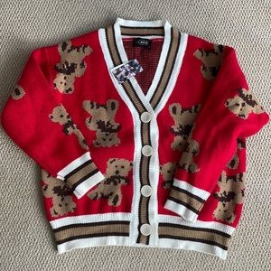 Brand New Teddy Bear Cardi